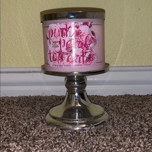 BBW 3 WICK CANDLE: Pink Petal Tea Cake